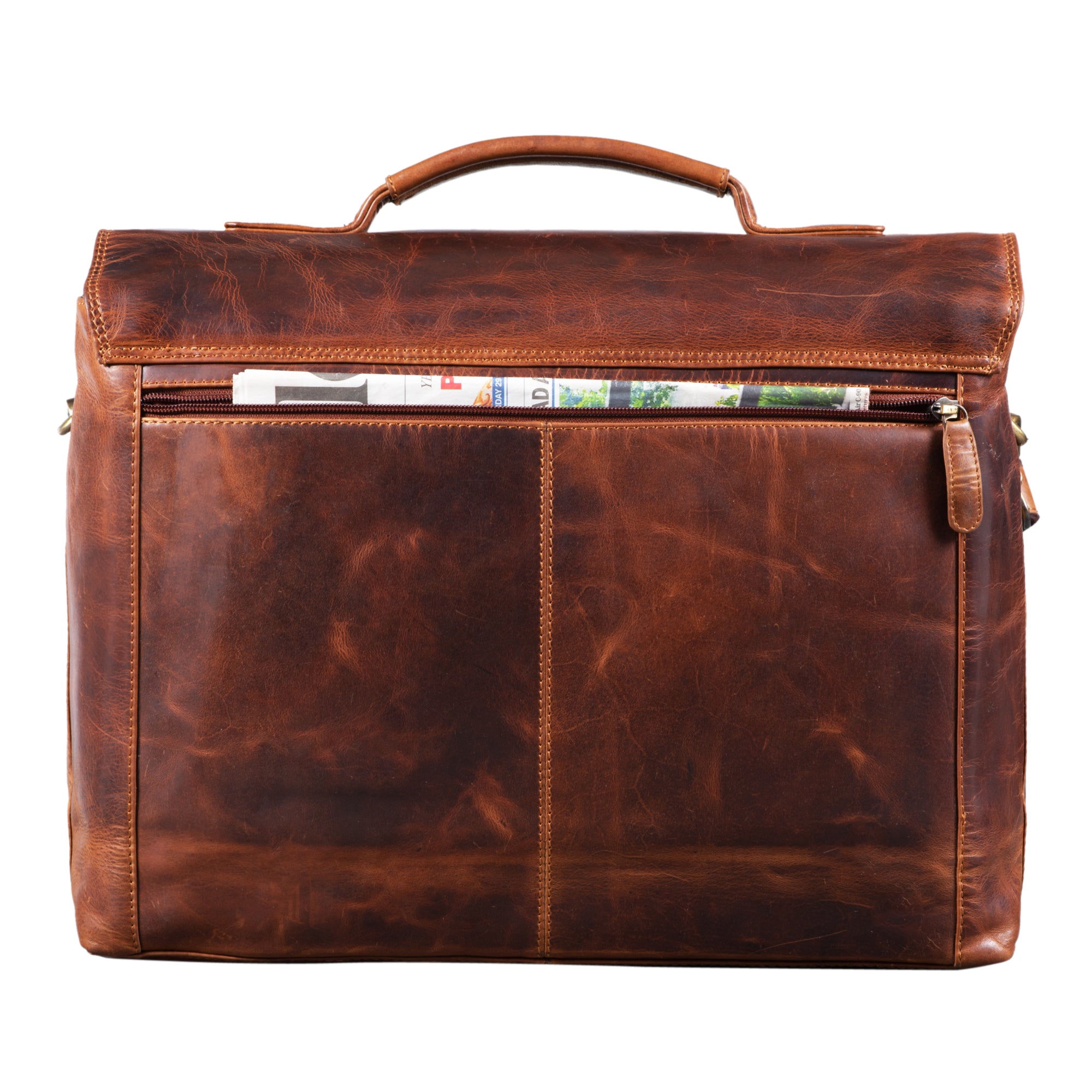 Aktentasche Umhängetasche Echtleder Vintage