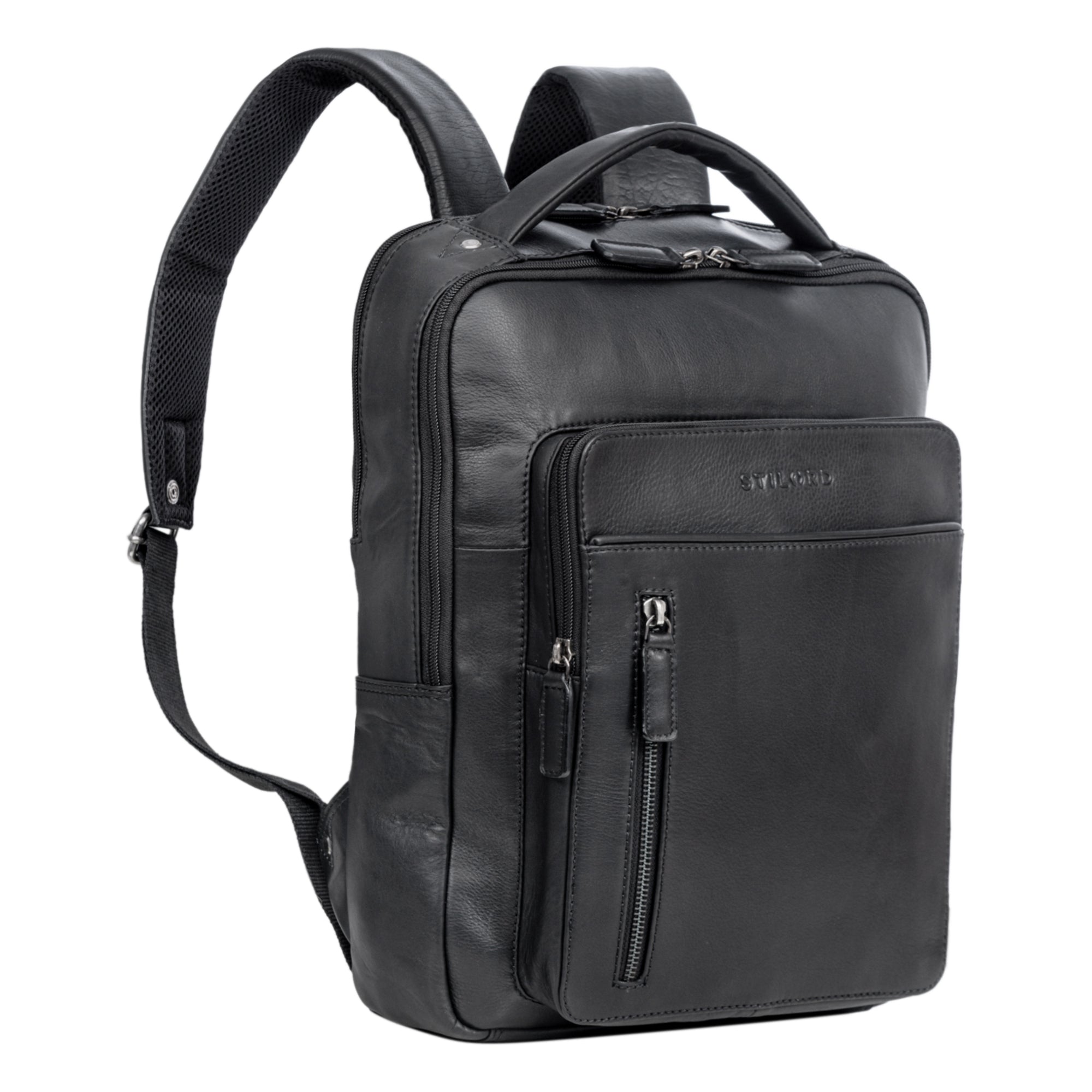 Leder Rucksack schwarz Groß Herren