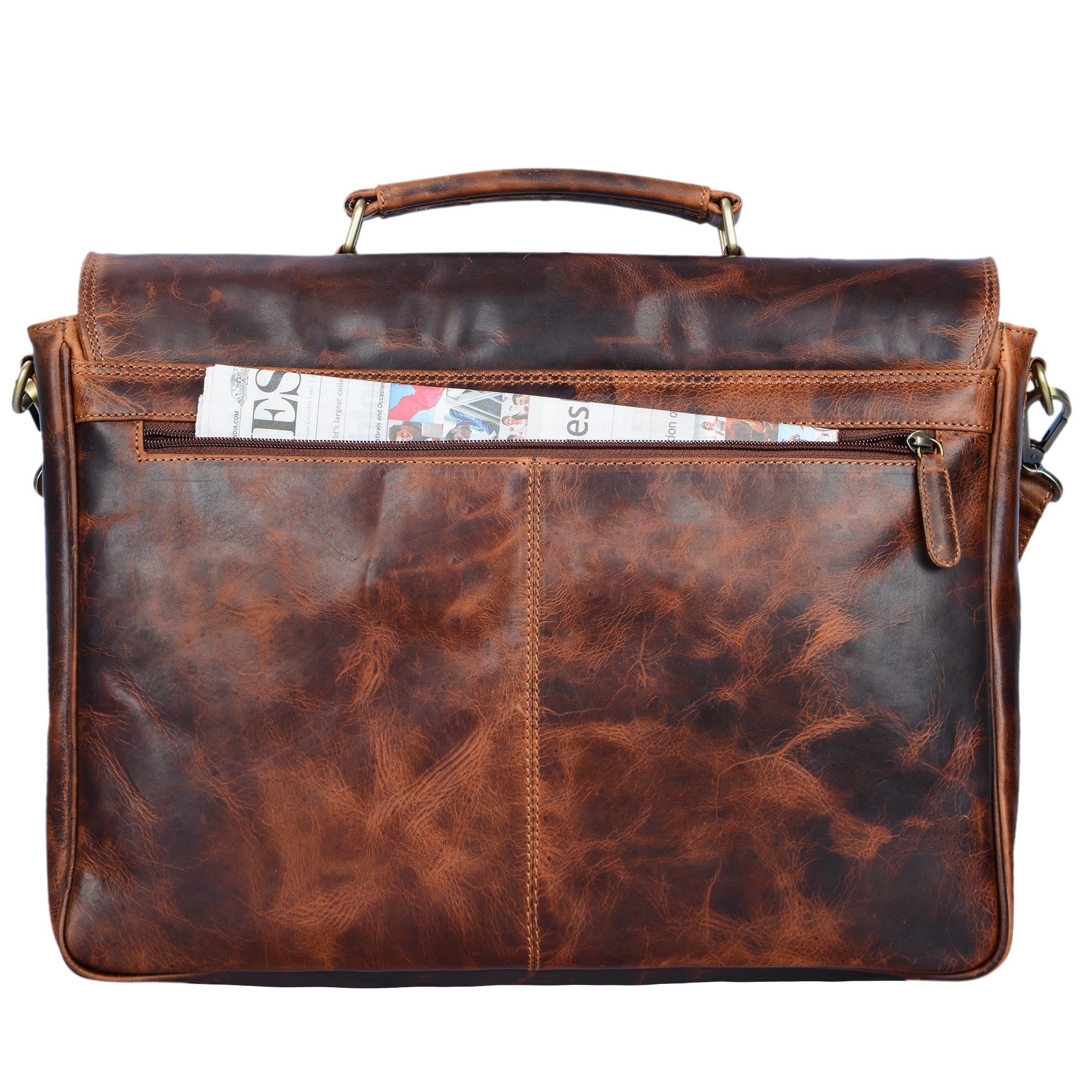 Vintage Lehrertasche Leder