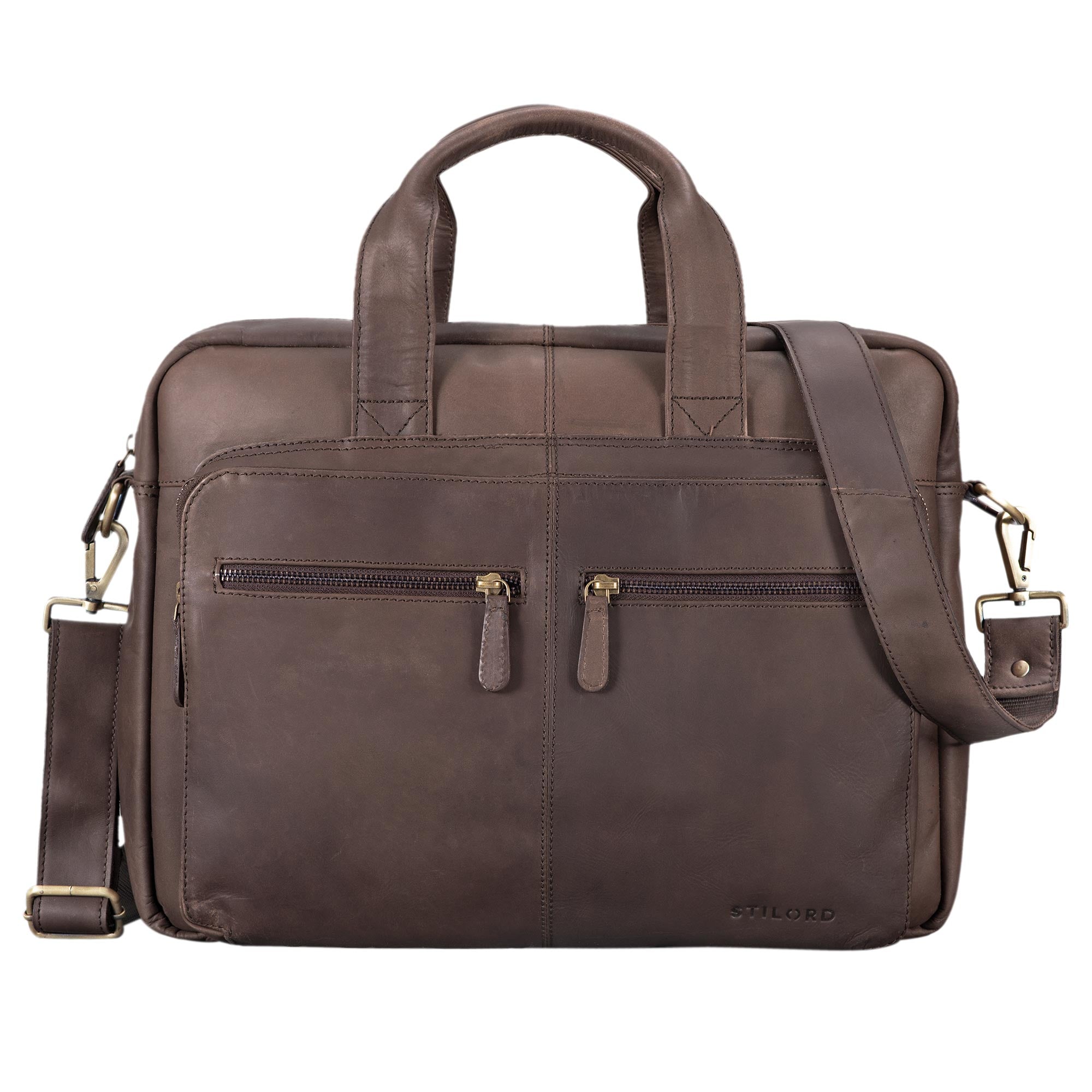 Umhängetasche herren leder vintage braun