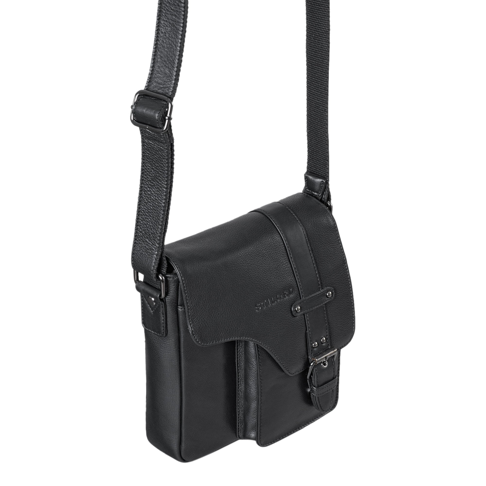 elegante herren Handtasche schwarz