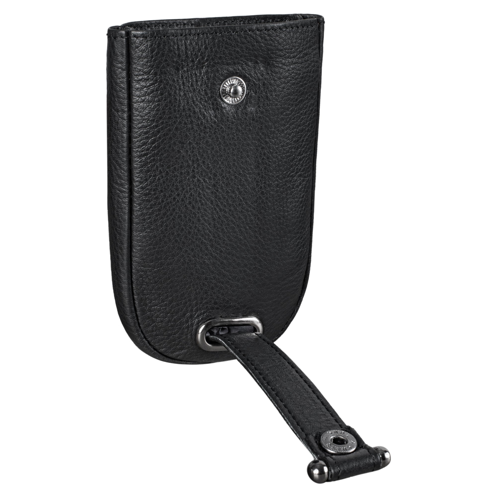 Mini Portemonnaie Leder schwarz
