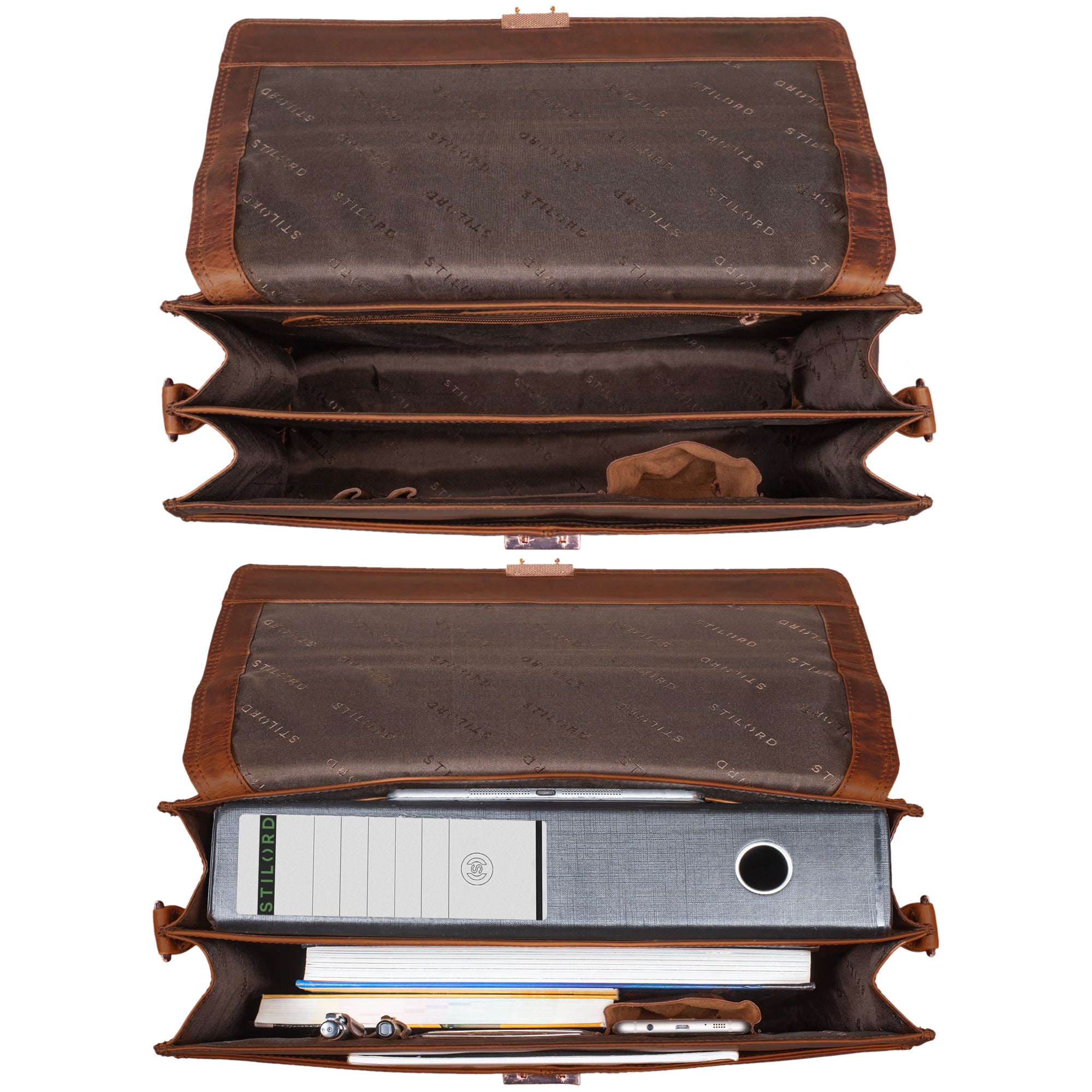 Notebook Taschen Leder braun