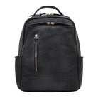 Vintage Leder Rucksack schwarz