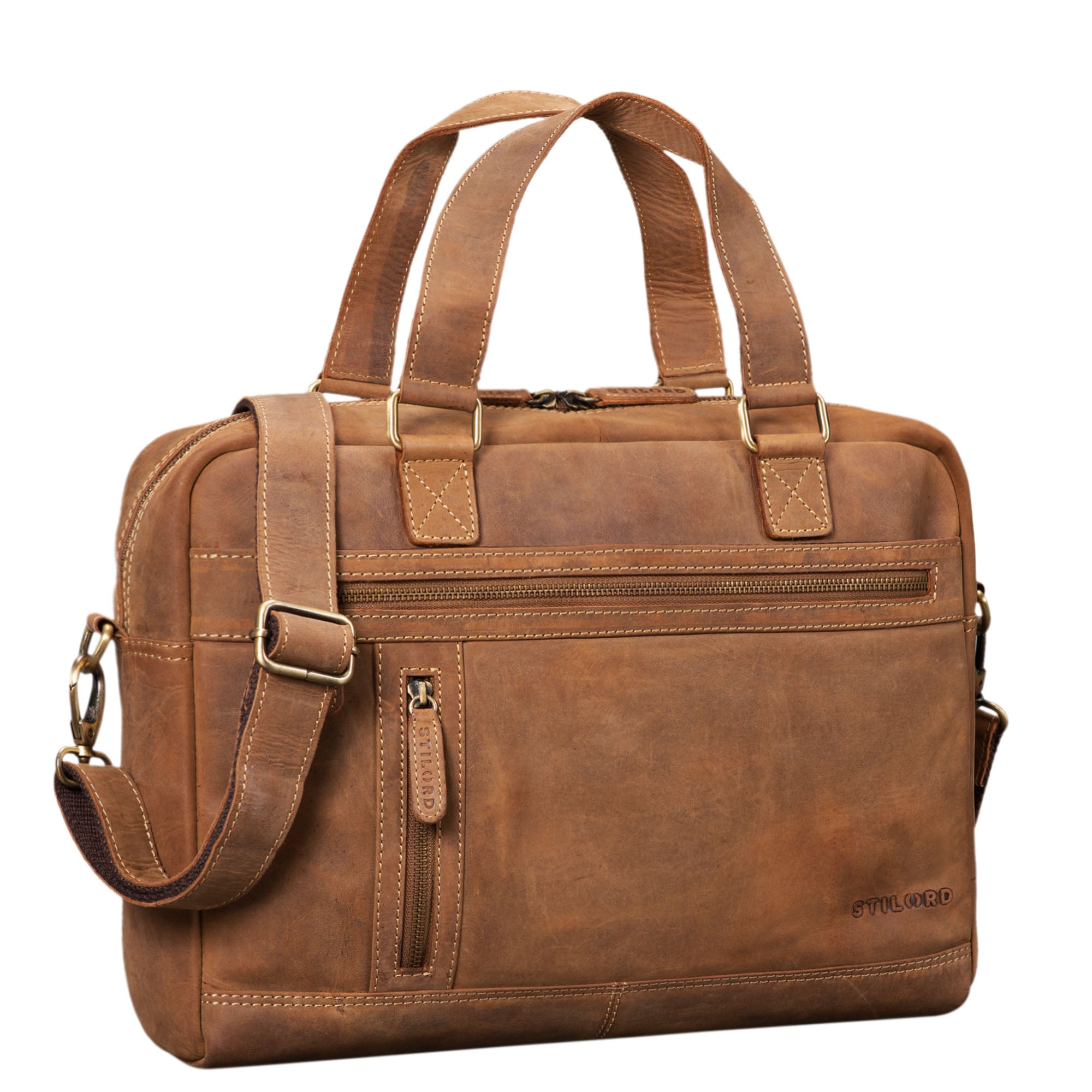 Leder Umhängetasche Männer Used Look
