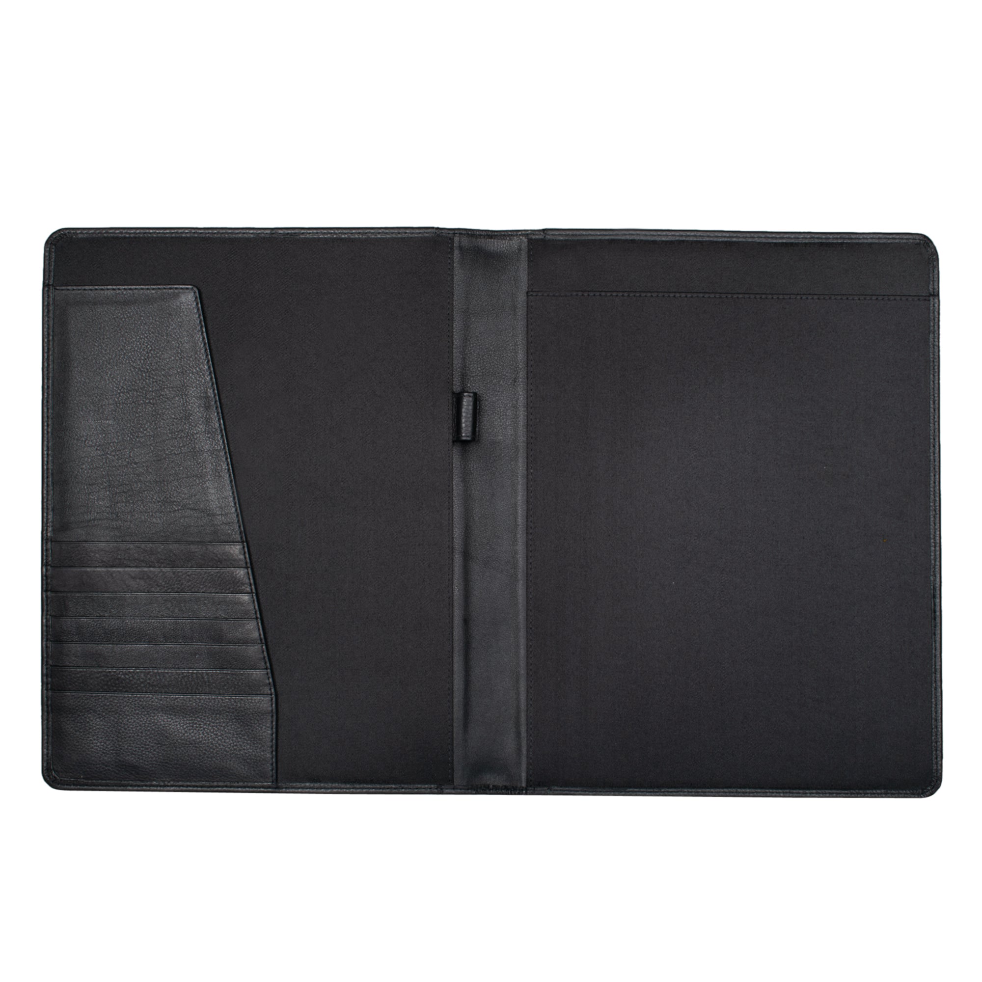 Portfolio Leder A4 schwarz