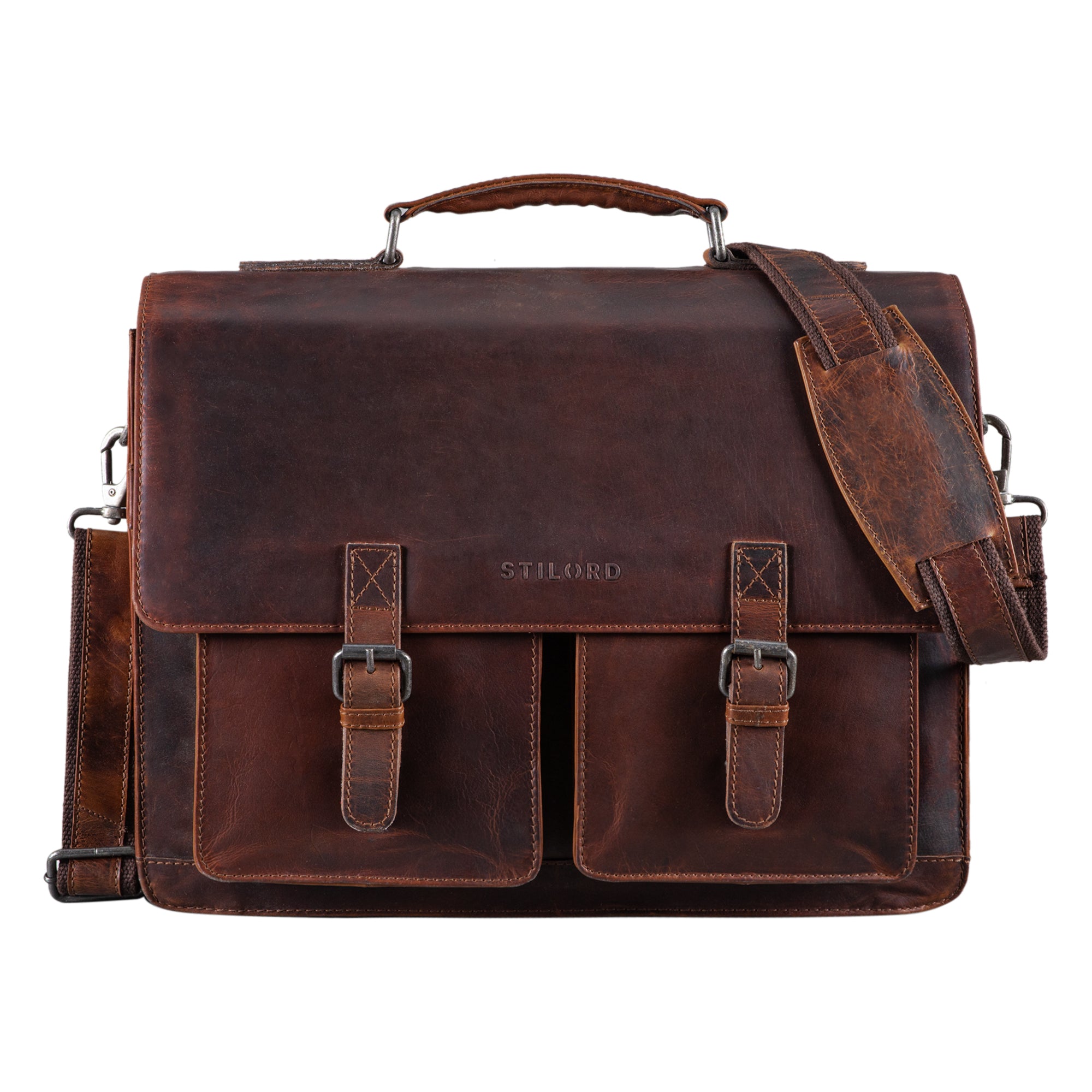 Aktentasche Leder Damen Vintage