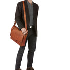 Leder Aktentasche Herren braun