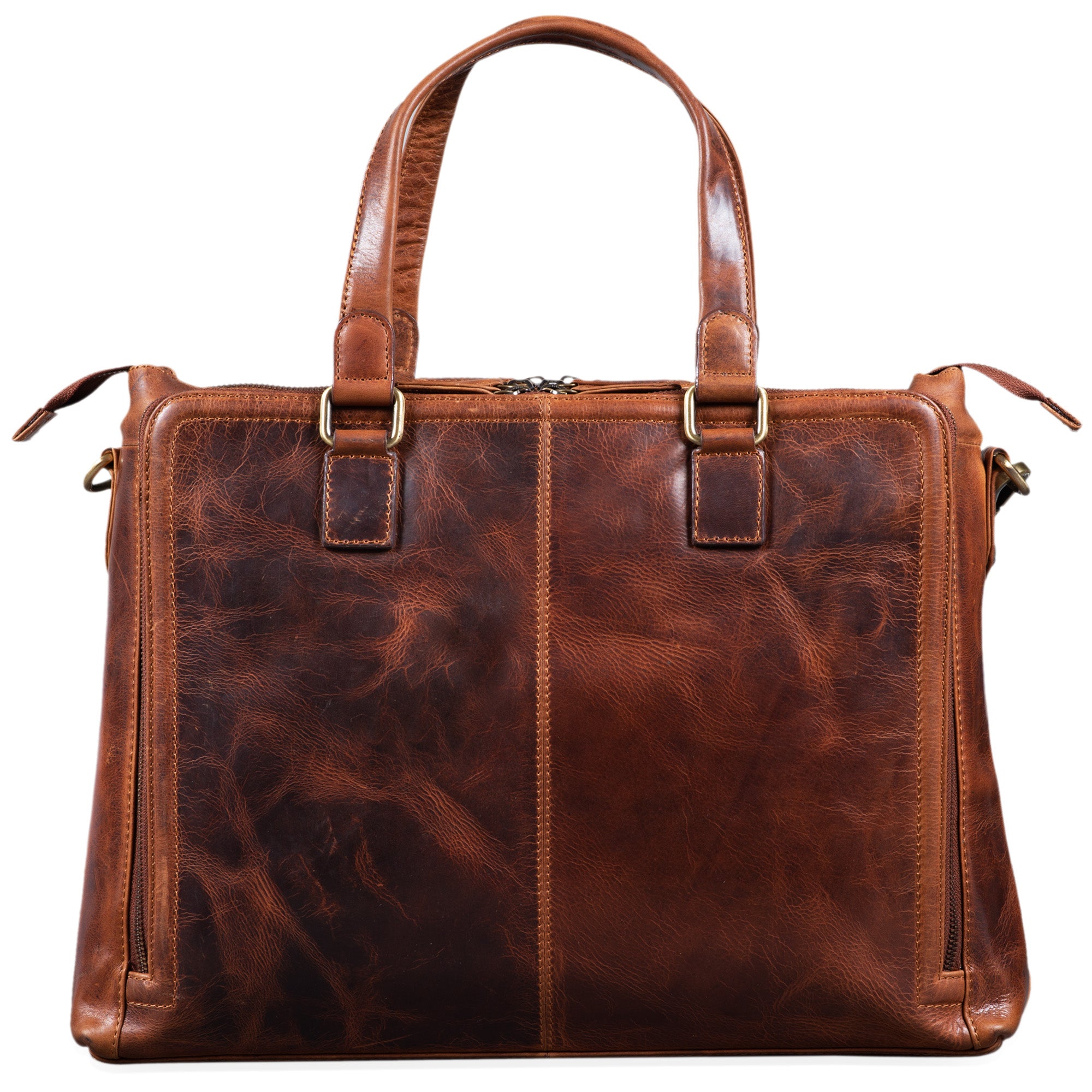 Bürotasche Echtleder braun