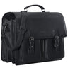 "Anton" XL Lædermappe til 15 6 Tommer Laptop med Trolleyfunktion