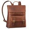 "Rosalia" Großer Lederrucksack Damen Echtleder Laptop 15,6 Zoll