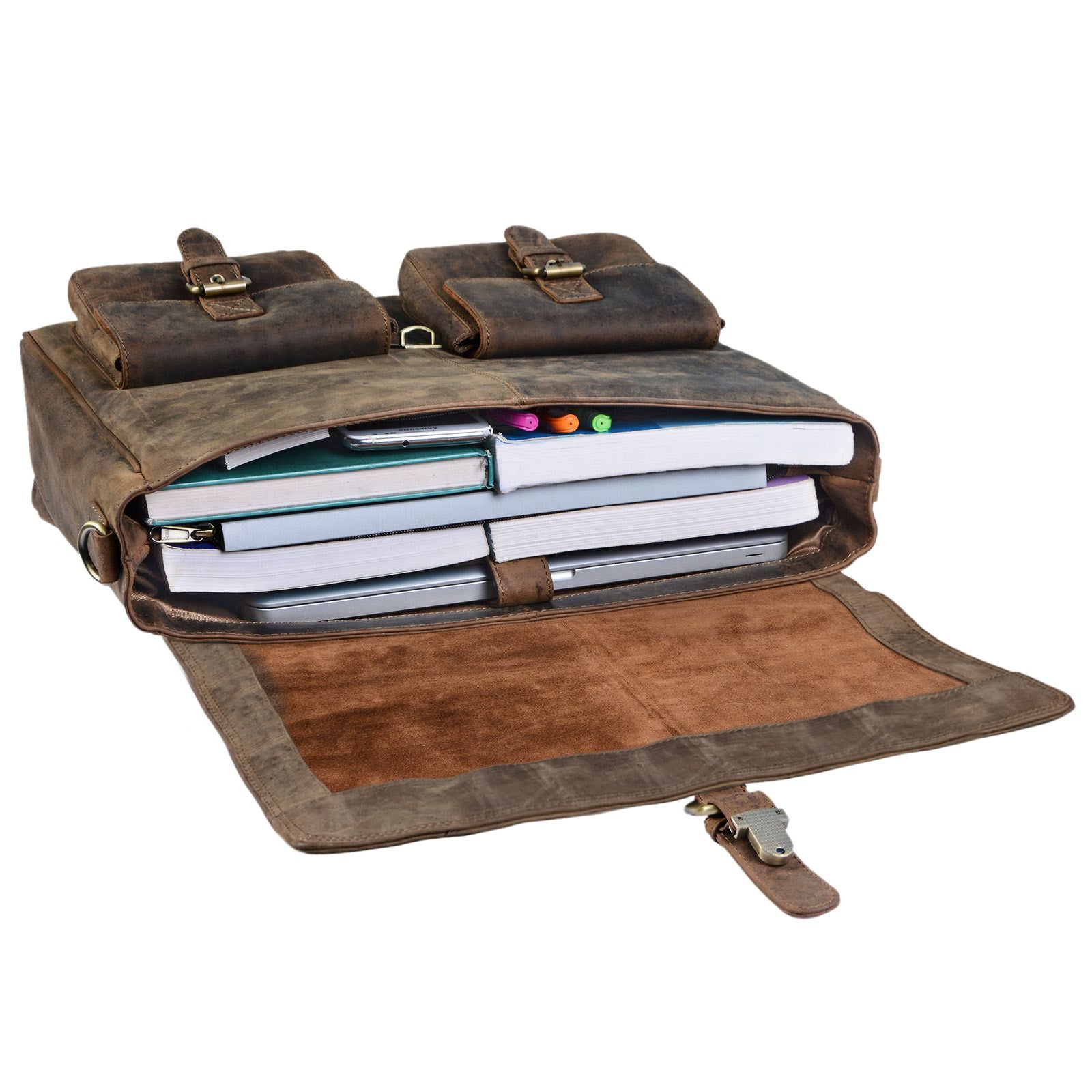 Leder Arbeitstasche DIN A4