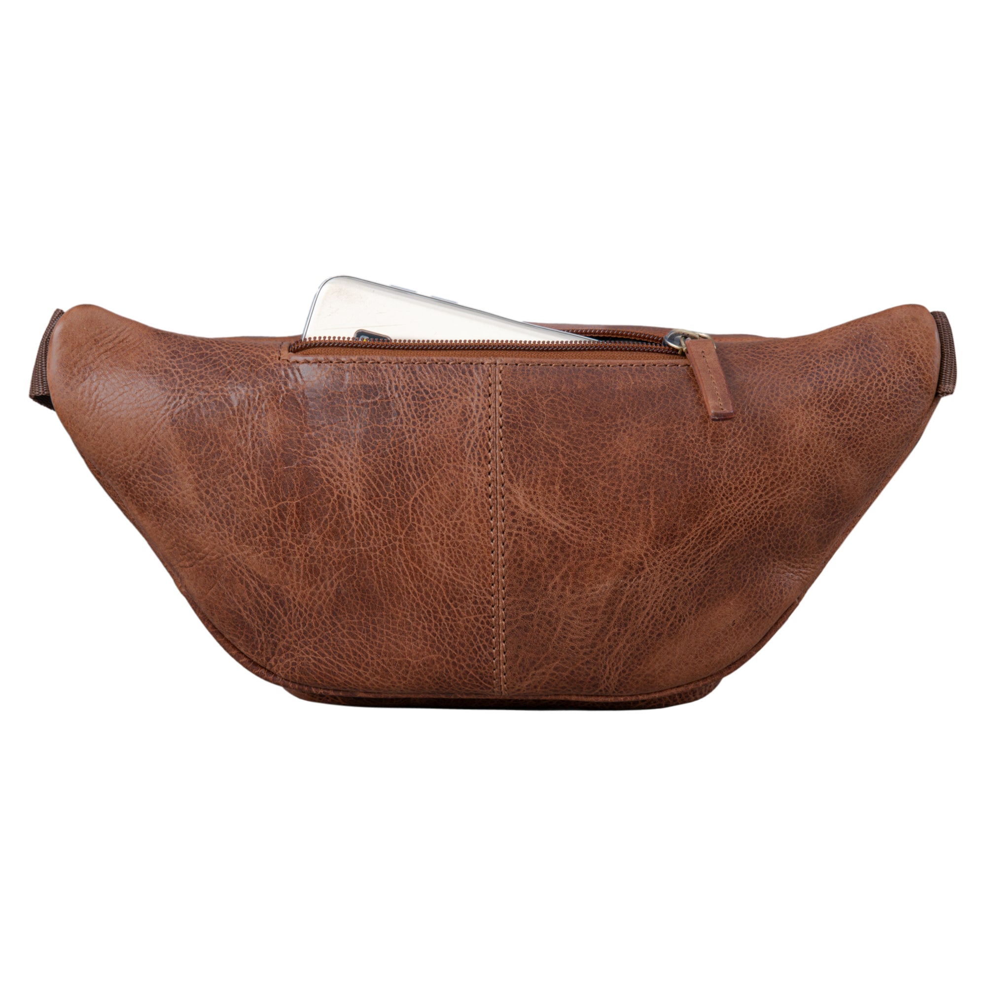 auchtasche Echtleder Retro braun
