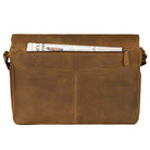 Vintage Umhängetasche Herren Leder Djion Braun