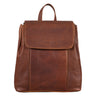 "Fiona" Læder Rygsæk Dame – Lille Vintage Daypack til Byen