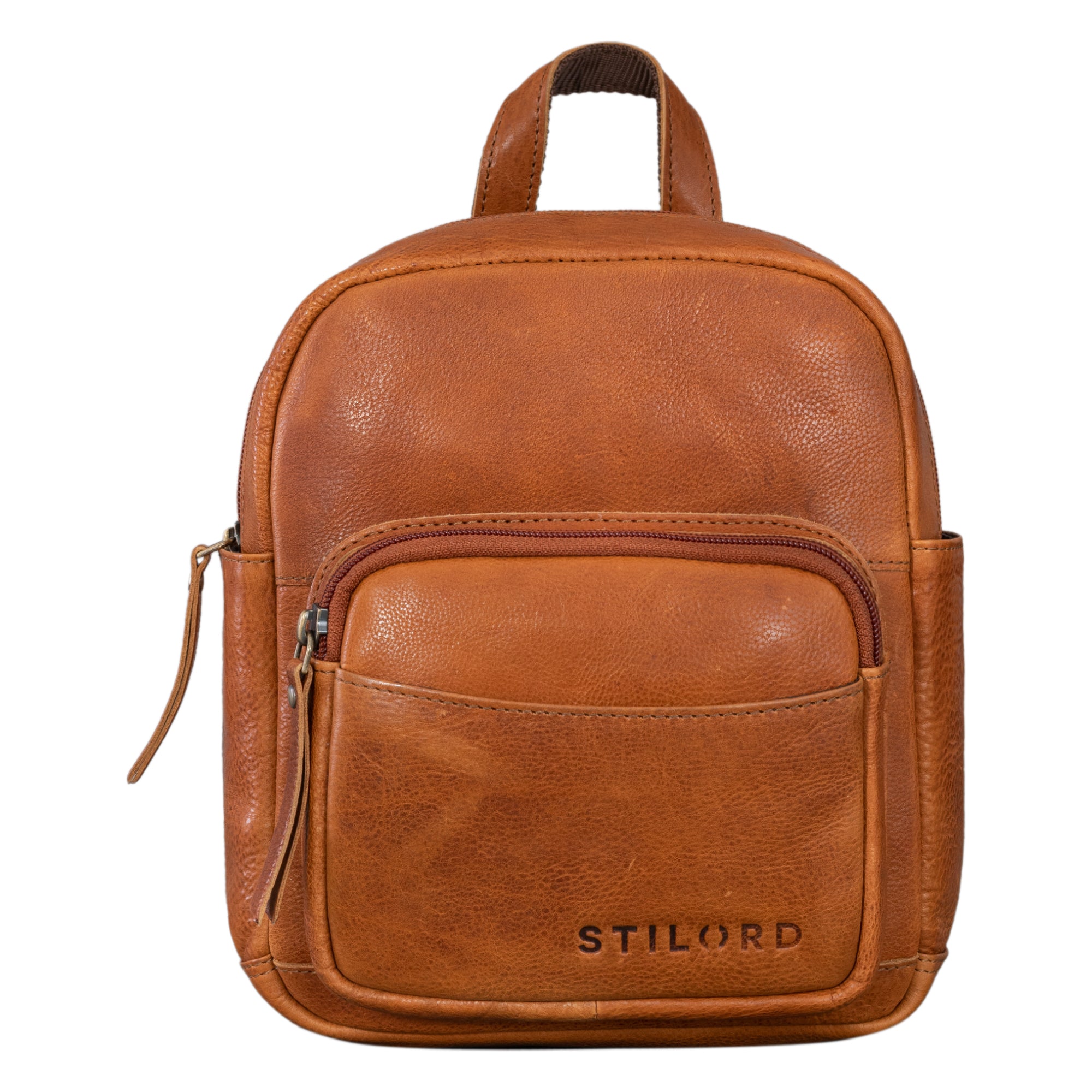 Lederrucksack Damen braun