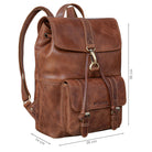Damen Lederrucksack Vintage braun