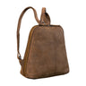 "Calla" Vintage Leather Backpack Women Small Elegant City Daypack Women Leather