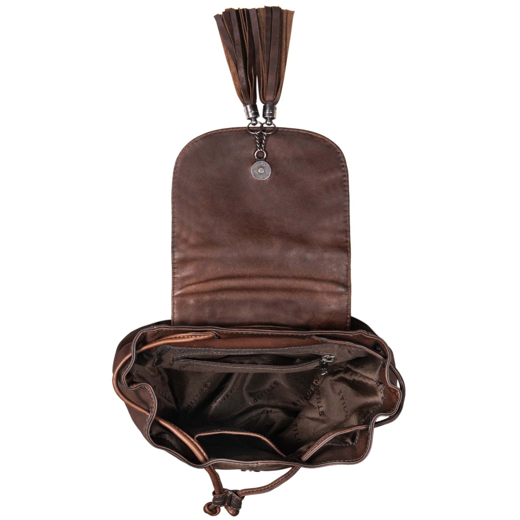 Urban rucksack leder braun