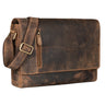 "Davis" Messenger Bag Læder 13" Laptop – Vintage Umhængtaske