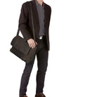 Herrentasche Leder groß
