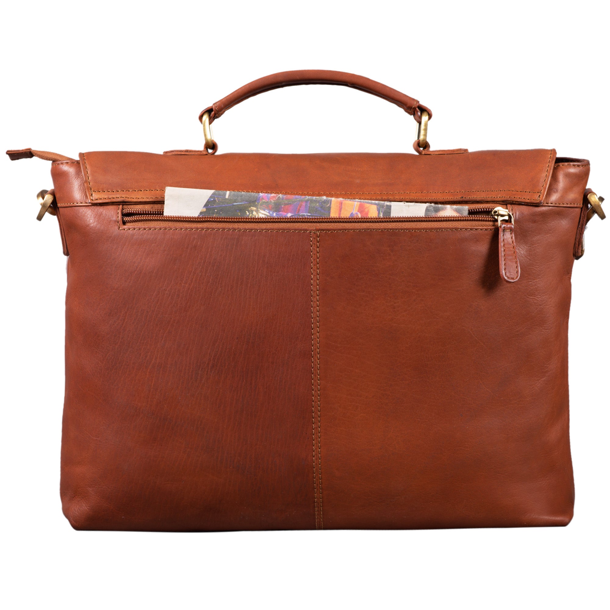 Echtleder Bürotasche braun