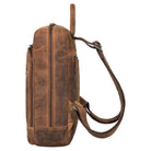 Arbeitsrucksack Herren Damen braun Leder