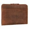 “Troy” Læder Computertaske 13.3 Tommer Til MacBook I Vintage Stil