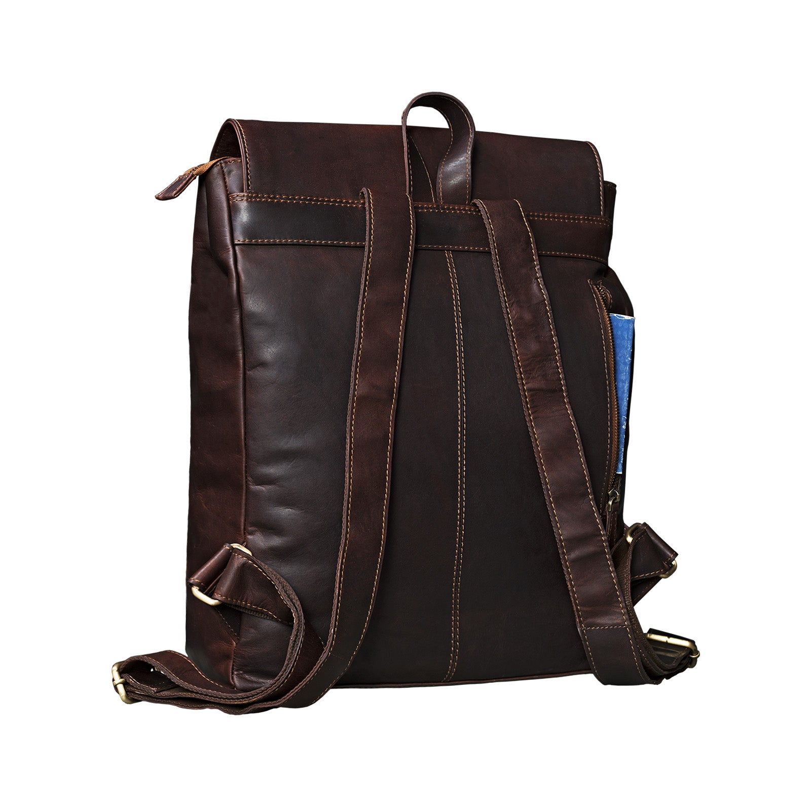 Rucksack Arbeit Büro Leder elegant