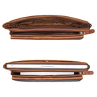 Aktenmappe echtes Leder Cognac
