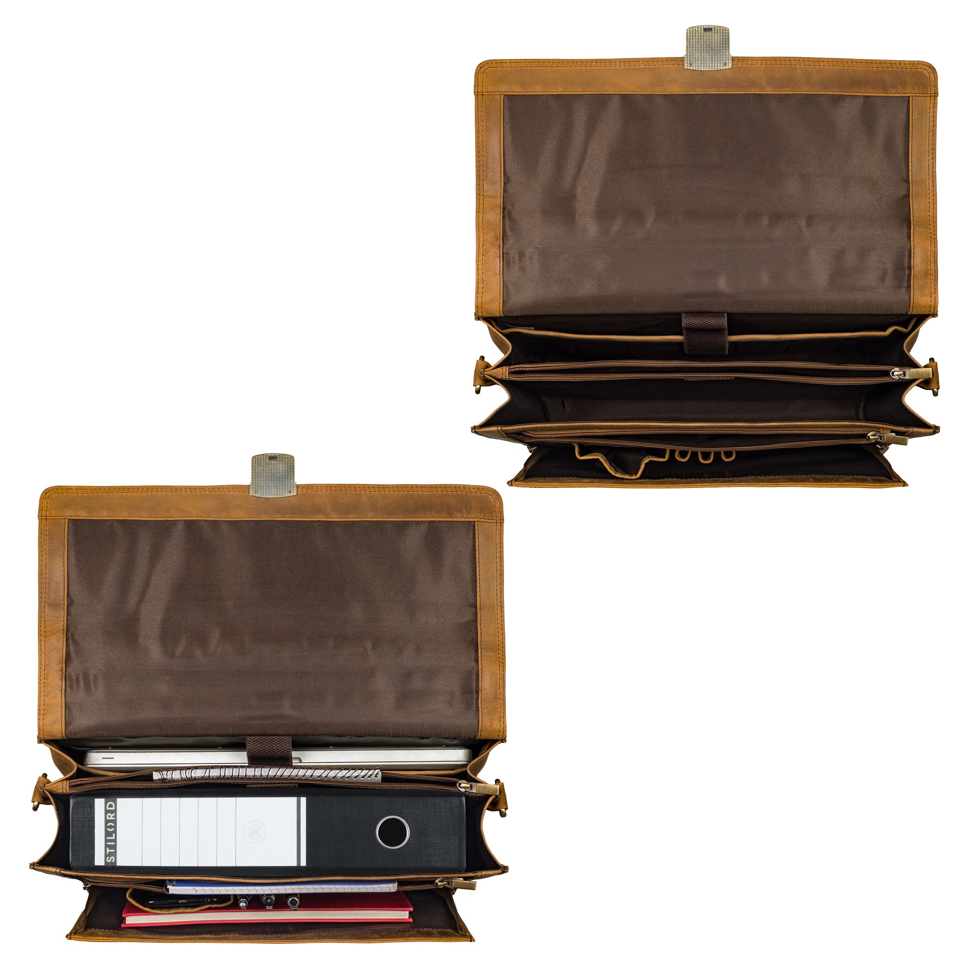 Leder Business Tasche Herren braun