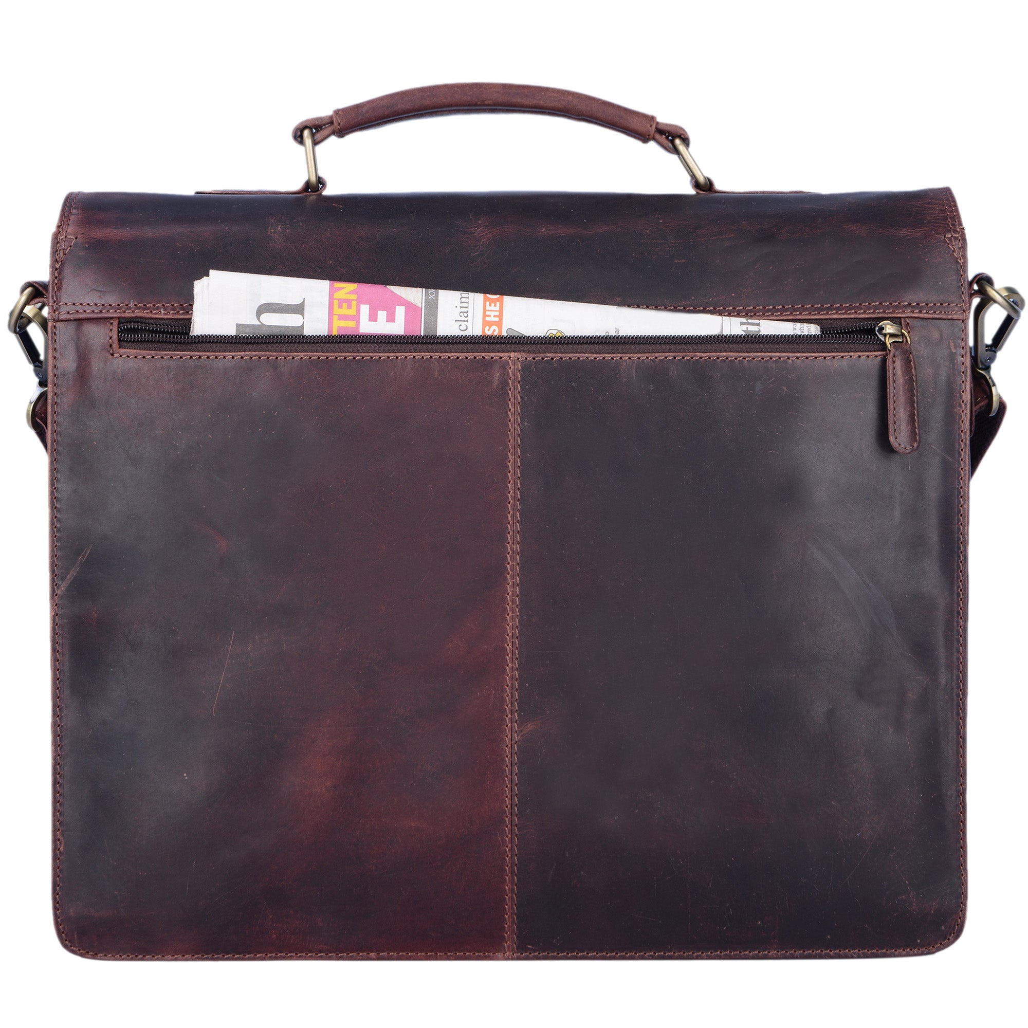 Aktentasche Retro Leder 