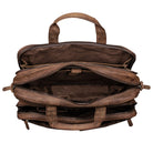 Braune Ledertasche groß Herren