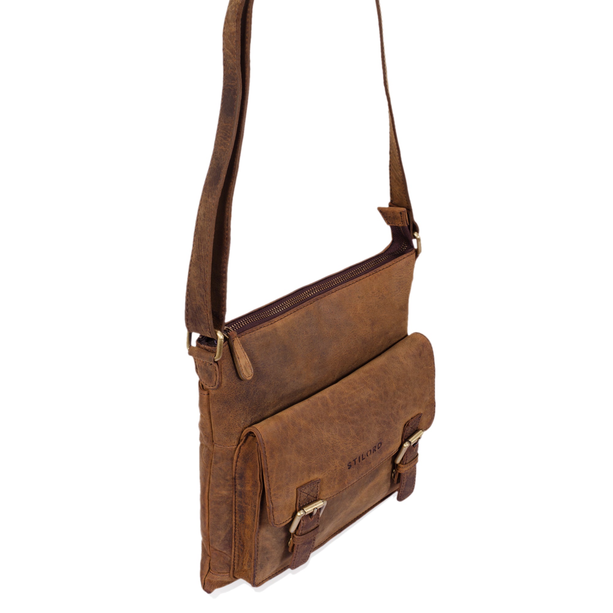 Cross Over Bag Leder Vintage