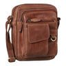 "Ryan" Lille Vintage Læder Skuldertaske Herrer 9 7 Tommer Crossbody