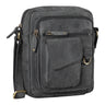 "Ryan" Lille Vintage Læder Skuldertaske Herrer 9 7 Tommer Crossbody