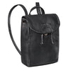 Vintage Daypack modern Leder schwarz