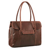 "Carrie" Stor Læder Shopper Taske til Kvinder Crossbody Bowling Bag