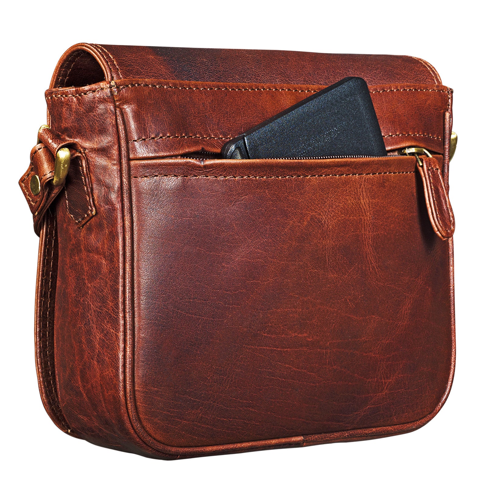 Handtasche Frauen Leder braun