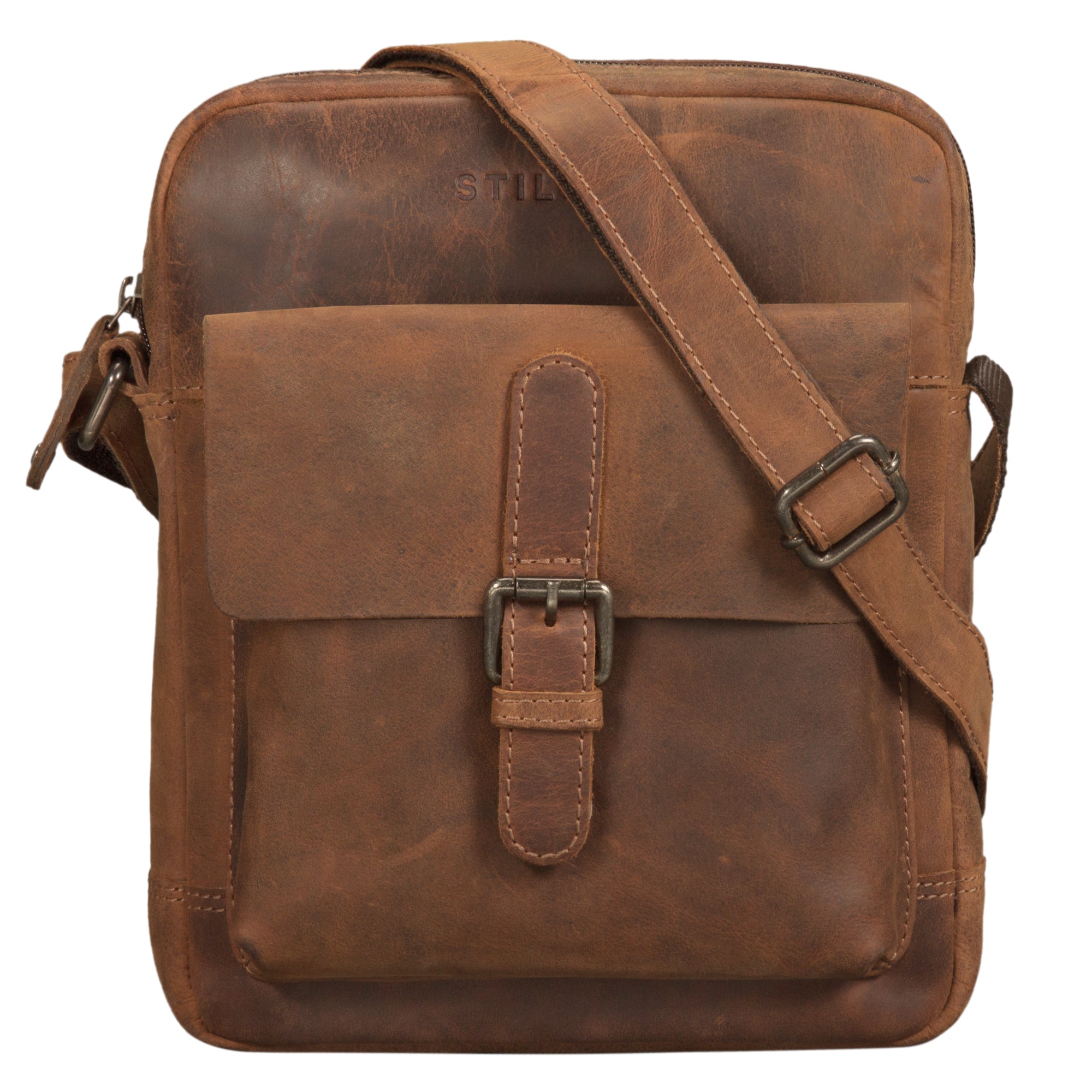 Crossbody Bag Leder Retro braun