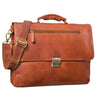 "Carter" vintage business-taske i læder, stor
