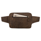 Gürteltasche Echtes Leder braun
