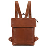 "Charlie" Vintage Læder Rygsæk Brun Mellemstor Daypack til Mænd