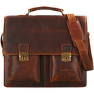 Bürotasche Leder braun
