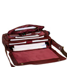 Laptoptasche 15.6 Zoll Leder rot