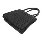 Ausgehtasche Freizeittasche Leder schwarz