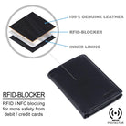 Leder Geldbörse Herren mit RFID Schutz