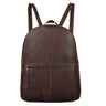 B-Stock "Conner" læderrygsæk vintage large