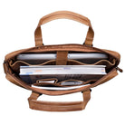 Leder Aktentasche 15.6 Zoll Laptoptasche
