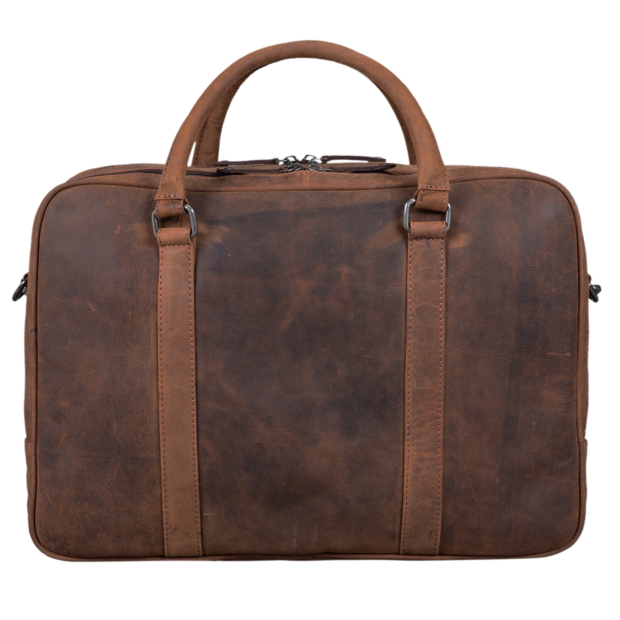 XL Leder Businesstasche braun